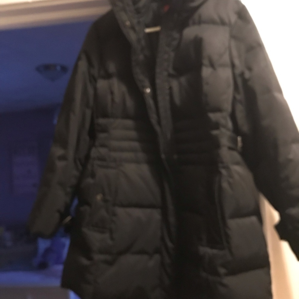 A black coat